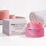 Set 2 PDRN Pink Collagen Capsule Cream 50ml, 5% Niacinamide Brightening Anti-Aging Facial Moisturizer, Bifida Ferment & Beta-Glucan Skin Barrier Repair, Triple Hyaluronic Hydration, Soothe Redness Sensitive Skin with Antioxidant Protection