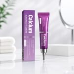 Set 2 Calcium Bonding Eye Cream 15ml, Anti‑Aging Firming Eye Cream with 8 Clinically‑Validated Peptides, Hyaluronic Acid Hydrolyzed Collagen & Glycerin, Repair Skin Barrier, Smooth Fine Lines, Lightweight Oil‑Free Formula for Daily All‑Skin‑Type Care