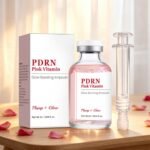 Set 2 Plump & Glow PDRN Pink Vitamin Ampoule Serum, Salmon DNA PDRN Skin Repair Ampoule with 3% Niacinamide, Multi Hyaluronic Panthenol Hydrating Essence, Gentle Soothing Antioxidant Serum for Dull Oily Sensitive Skin