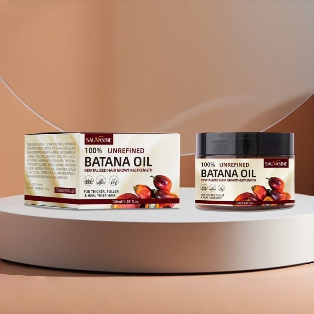 12 100% Unrefined Batana Oil 120ml Natural Hair Conditioner, Eco‑Friendly Non‑Toxic Formula, Nourish & Repair Damaged Hair, Restore Glossy Shine for Dry Brittle Hair - Image 1