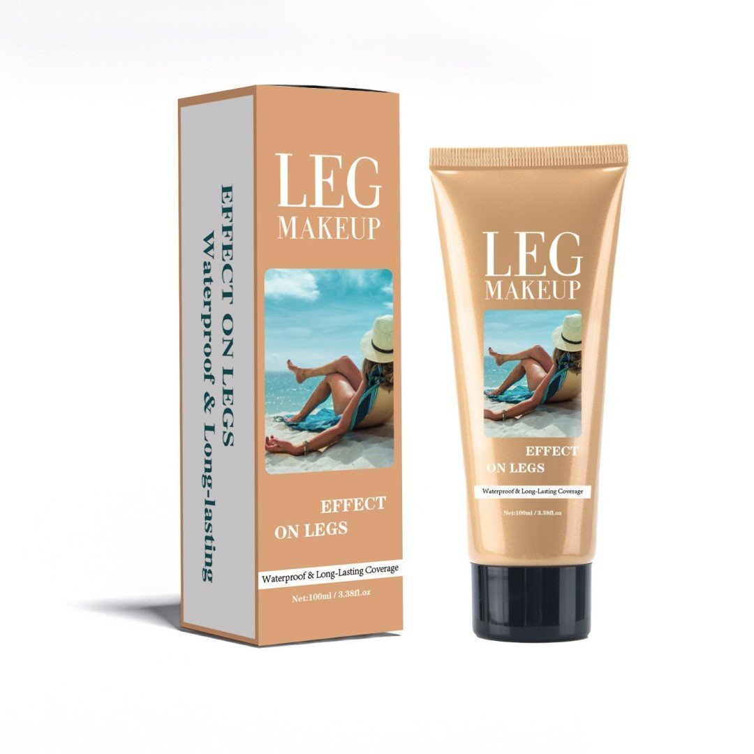 3 Leg Makeup Body Concealer 100ml #02 Waterproof Long‑Lasting Coverage, Natural Finish Easy Blend, Squalane Glycerin Moisturize Skin, Titanium Dioxide UV Protection for All Skin Types - Image 1